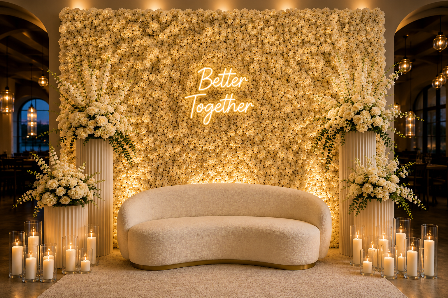 Facet Events Grand Signature floral event environment